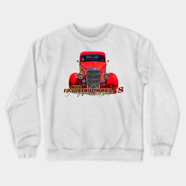 1935 Ford Model 48 5 Window Coupe Crewneck Sweatshirt by Gestalt Imagery